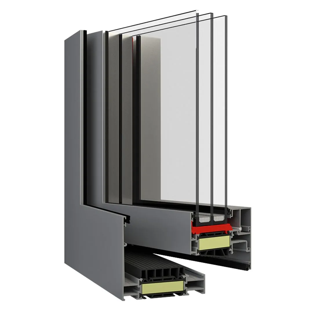 Tâmplărie aluminiu Deceuninck suprafețe vitrate mari izolare fonică