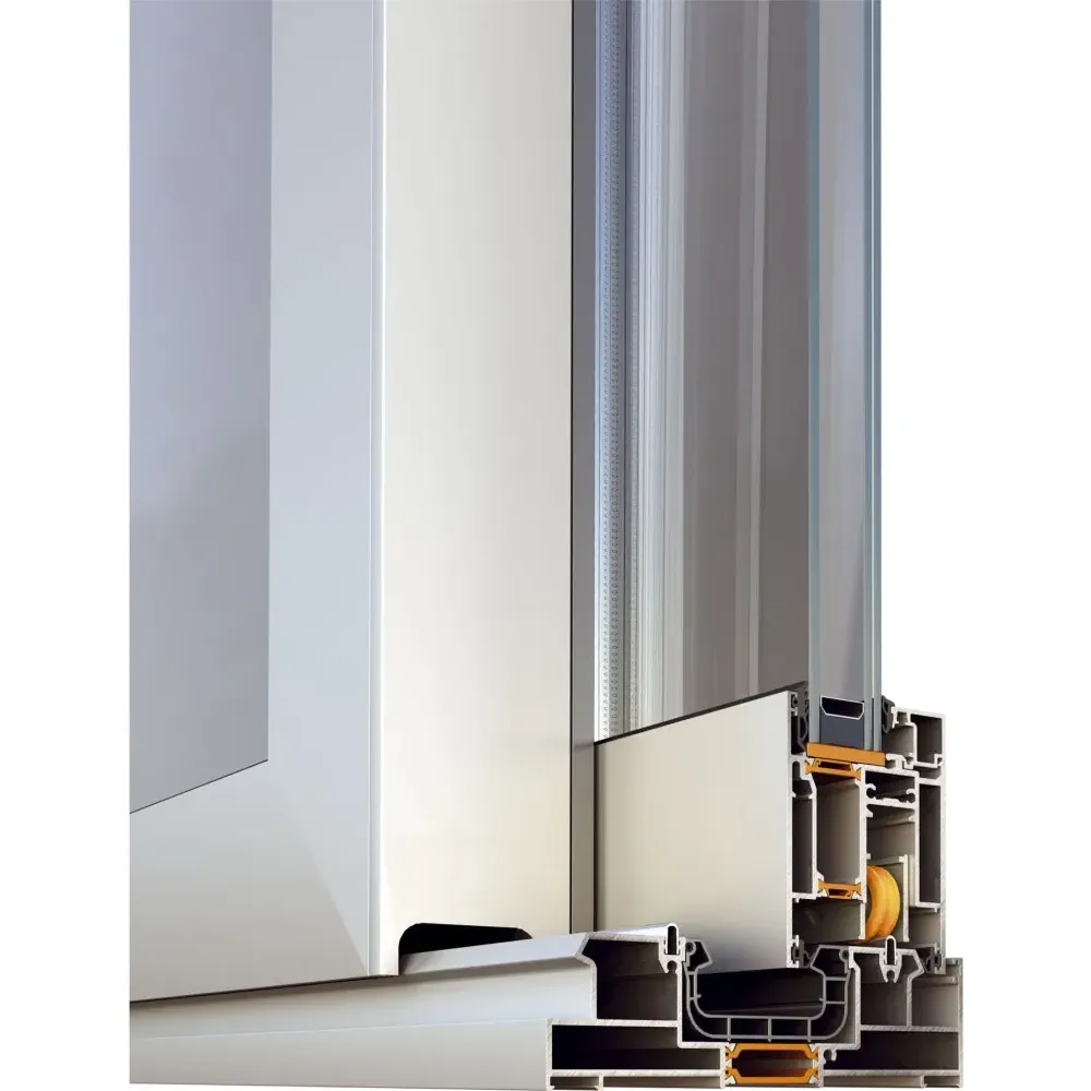 usi aluminiu Alumil Supreme S700 suprafețe vitrate mari